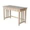 International Concepts Mission Computer Desk 22 in D X 22 H, 30 W X Hardwood, Unfinished OF-45D - alternate 8